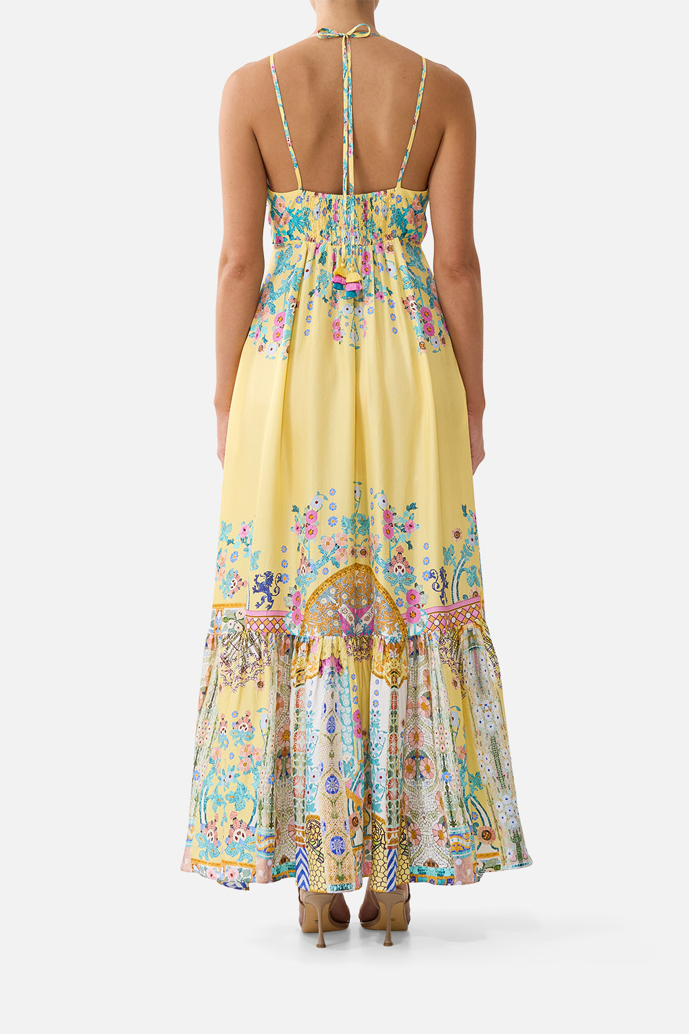 MNCAM131026140621269_2 CAMILLA Tiered Dress With Hardware Barcelona Bebe - Image 2