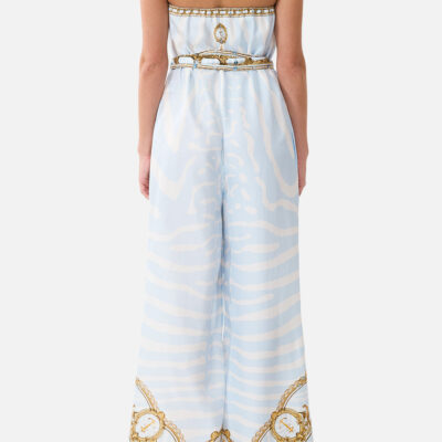 CAMILLA Tie Waist Strapless Jumpsuit Spirit OF Stripes - Image 2