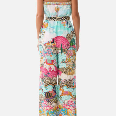 CAMILLA Tie Waist Strapless Jumpsuit Miniature Moments - Image 2