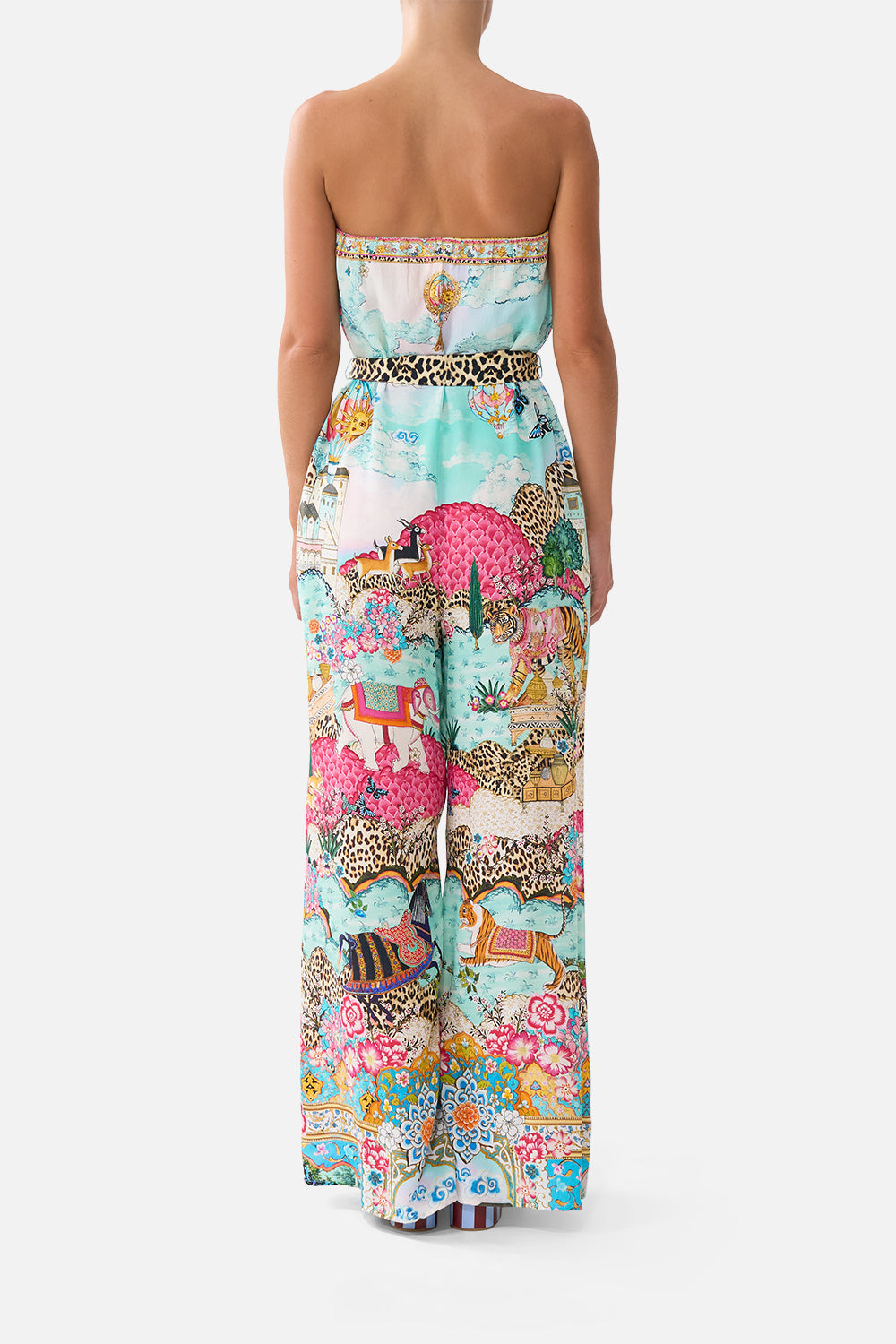 MNCAM131026140621273_2 CAMILLA Tie Waist Strapless Jumpsuit Miniature Moments - Image 2
