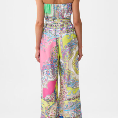 CAMILLA Tie Waist Strapless Jumpsuit Magic Carpet Ride - Image 2