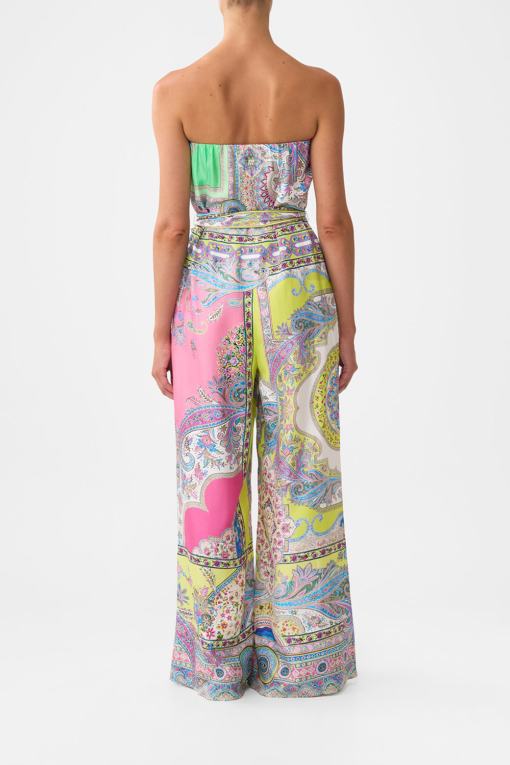 MNCAM131026140621274_2 CAMILLA Tie Waist Strapless Jumpsuit Magic Carpet Ride - Image 2