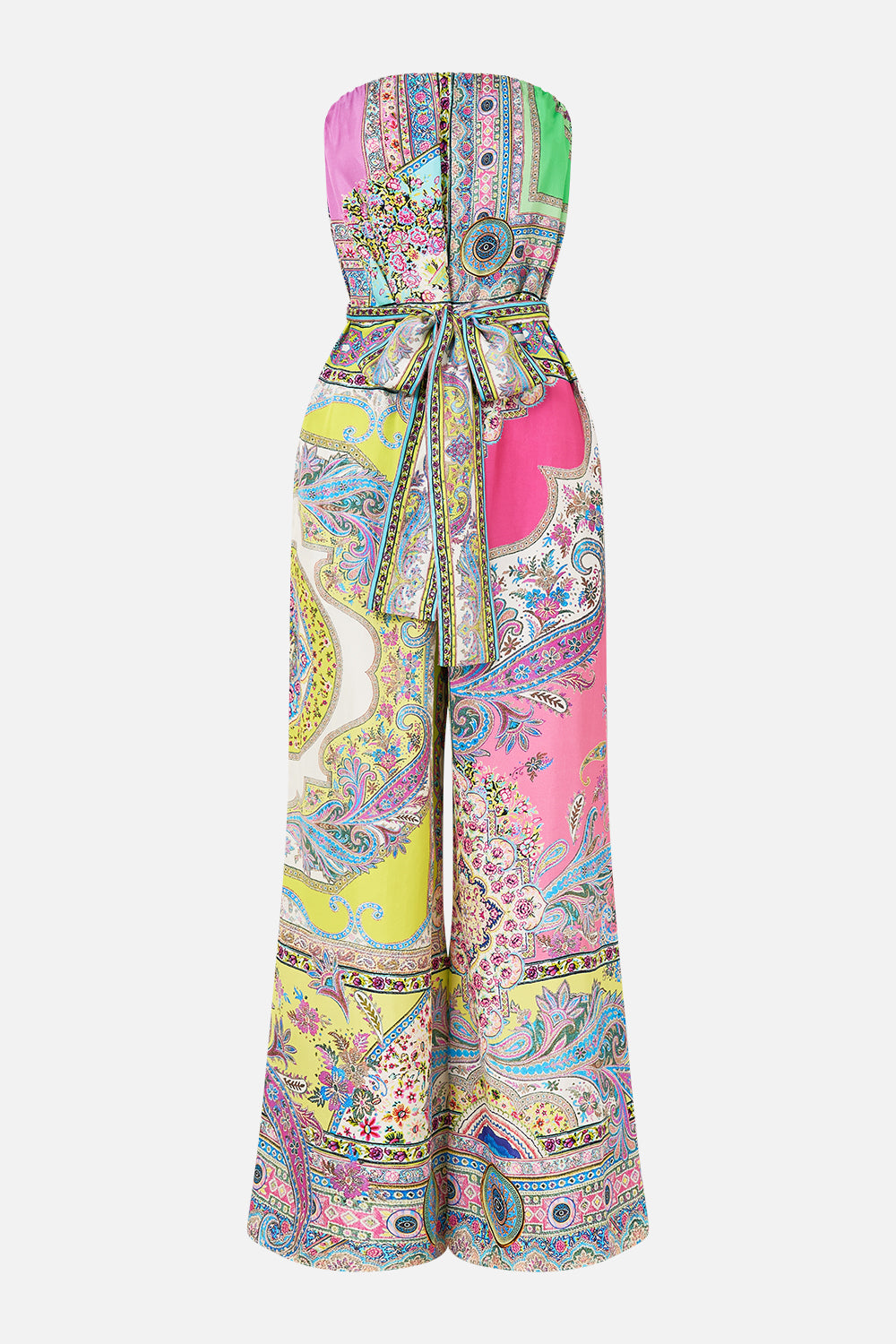 MNCAM131026140621274_3 CAMILLA Tie Waist Strapless Jumpsuit Magic Carpet Ride - Image 3