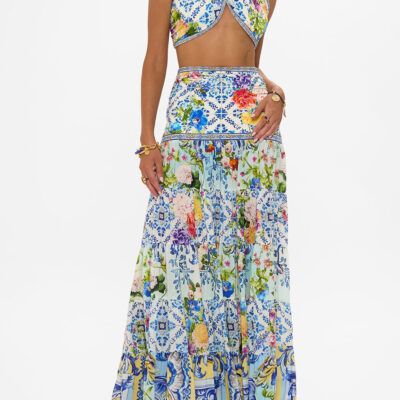 CAMILLA Tie UP Scarf Top Wall TO Wall Wonders - Image 1