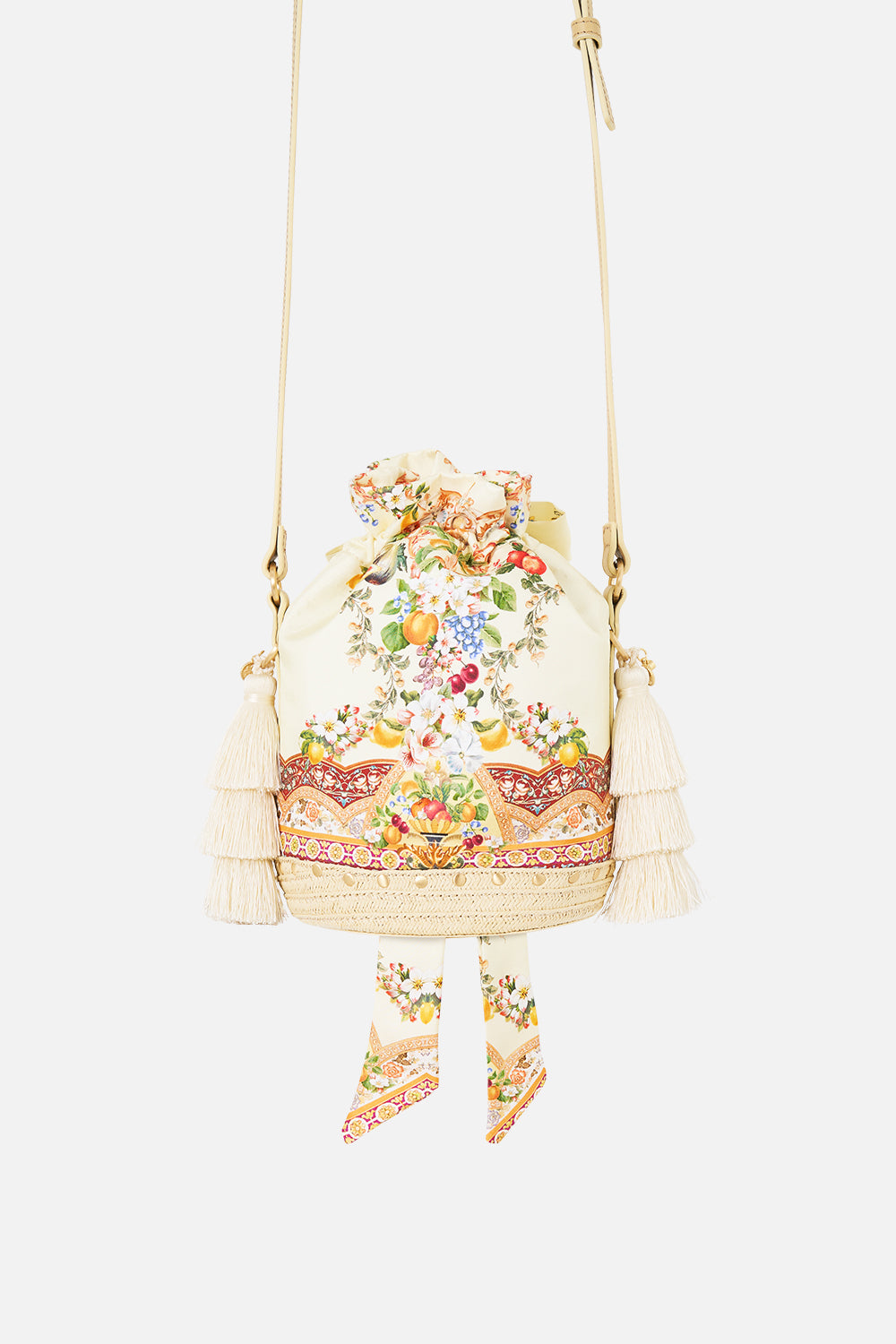 MNCAM131026140621278_2 CAMILLA Tie Top Bucket Bag With Tassels VA VA Vintage - Image 2
