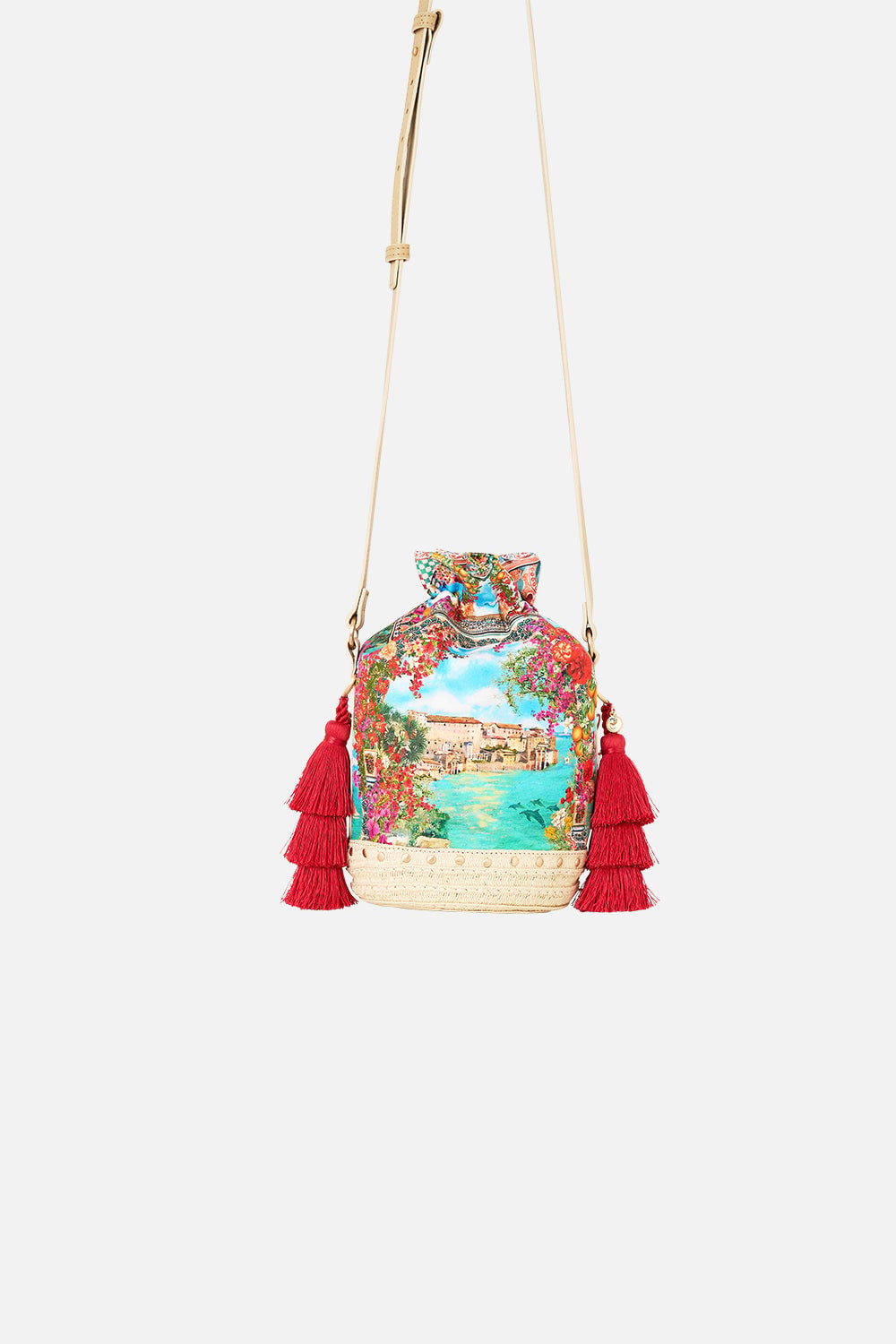 MNCAM131026140621281_2 CAMILLA Tie Top Bucket Bag With Tassels Meet ME - Image 2