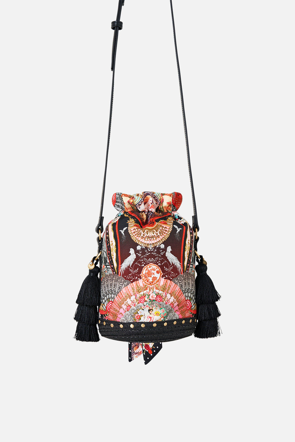 MNCAM131026140621282_2 CAMILLA Tie Top Bucket Bag With Tassels Daughters OF Duende - Image 2