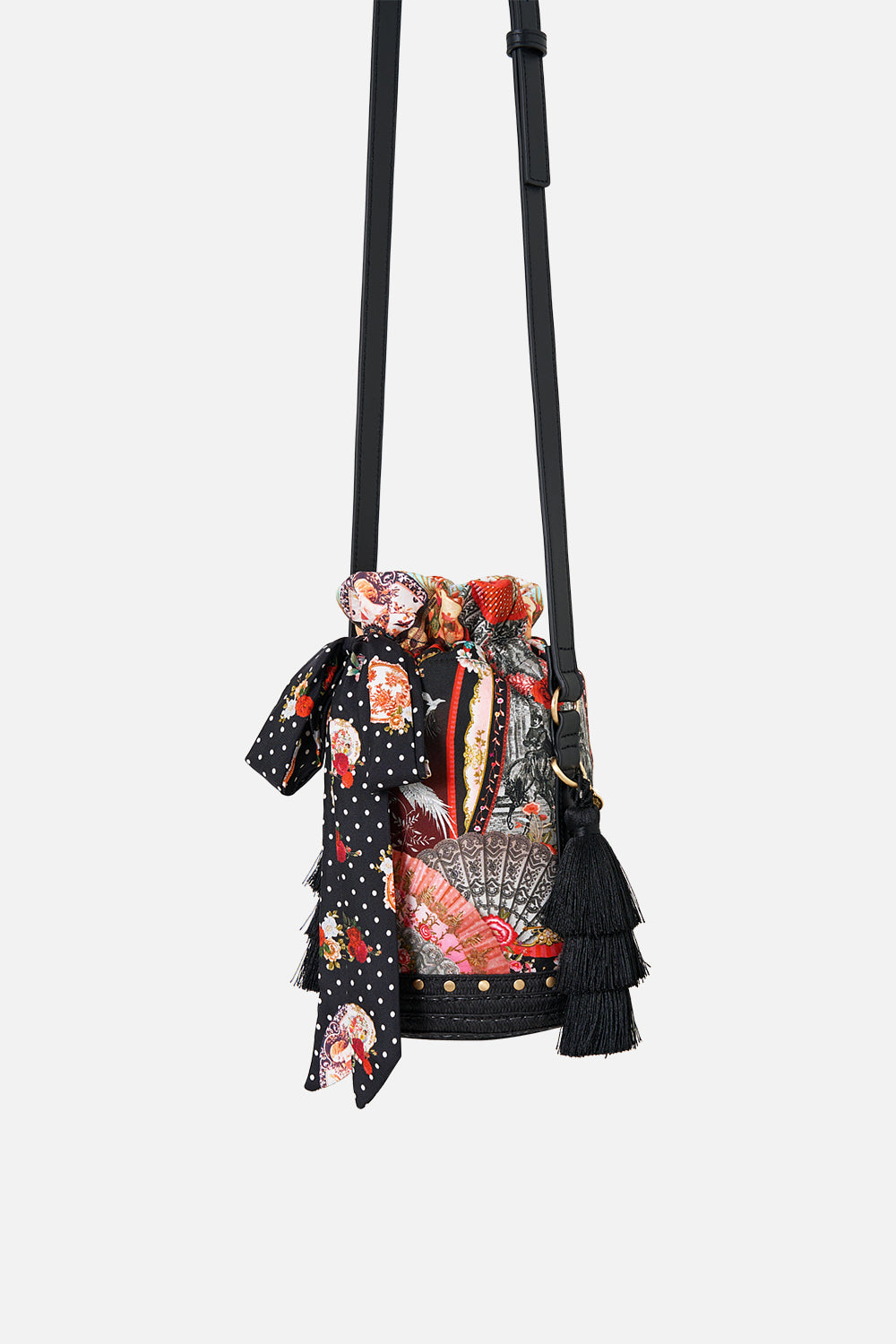 MNCAM131026140621282_3 CAMILLA Tie Top Bucket Bag With Tassels Daughters OF Duende - Image 3