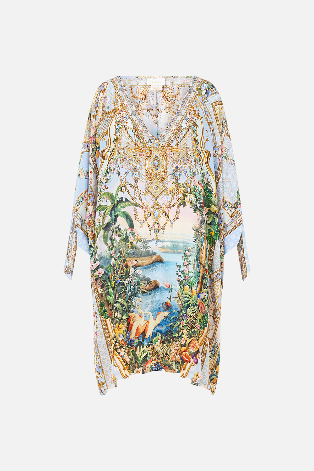 MNCAM131026140621283_3 CAMILLA Tie Sleeve Short V Neck Kaftan Sisi Society - Image 3