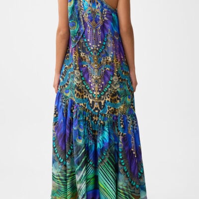 CAMILLA Tie One Shoulder Dress Cosmic Zoology - Image 2