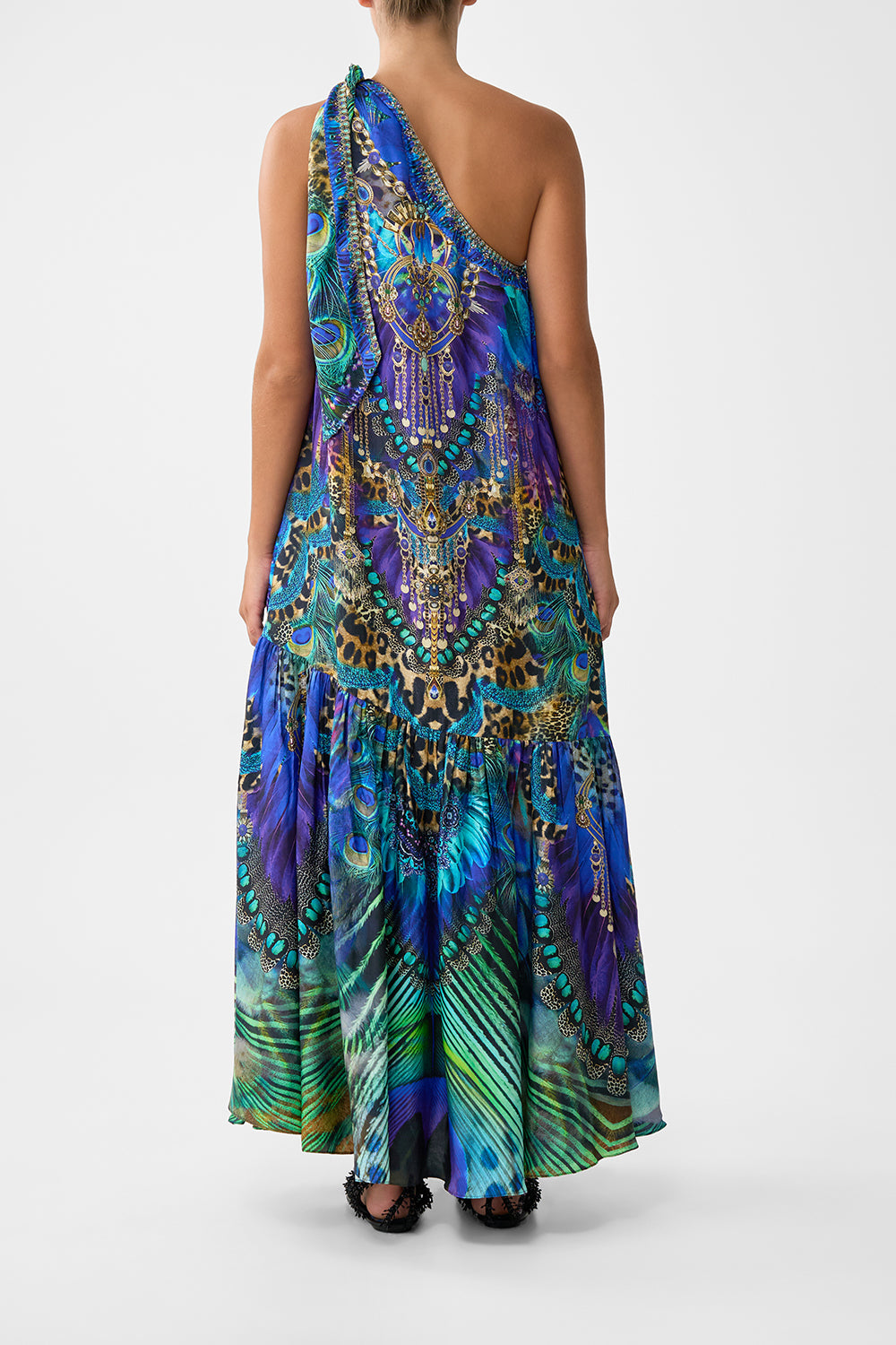 CAMILLA Tie One Shoulder Dress Cosmic Zoology - Image 2