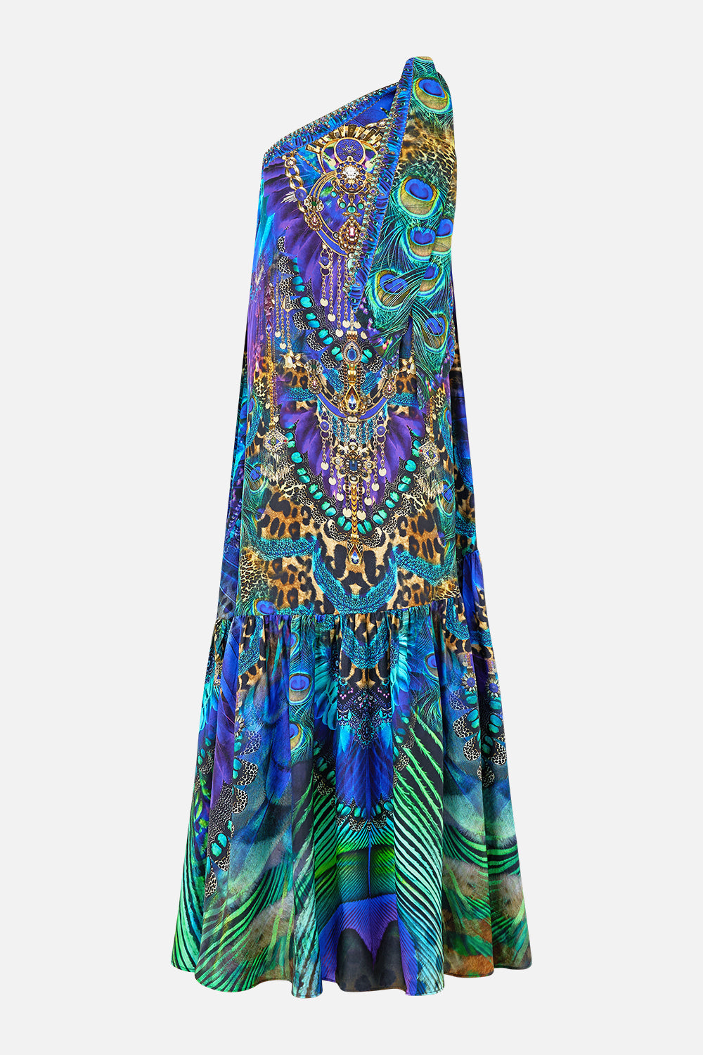 CAMILLA Tie One Shoulder Dress Cosmic Zoology - Image 3