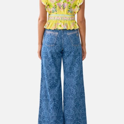 CAMILLA Tie Front Top With Ruffles Lady Limonada - Image 2