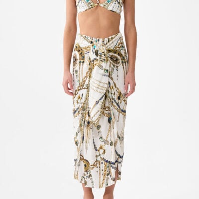 CAMILLA Tie Front Skirt Chain Gang - Image 1