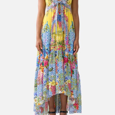 CAMILLA Tie Front Dress Sultanahmet Summer - Image 1