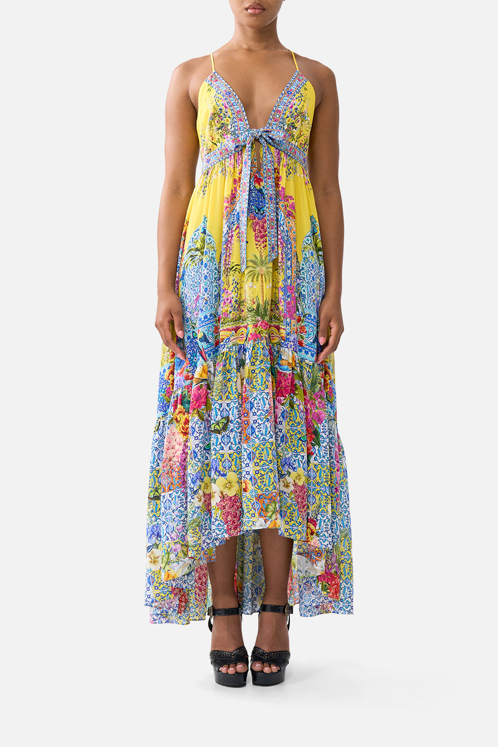 CAMILLA Tie Front Dress Sultanahmet Summer - Image 1