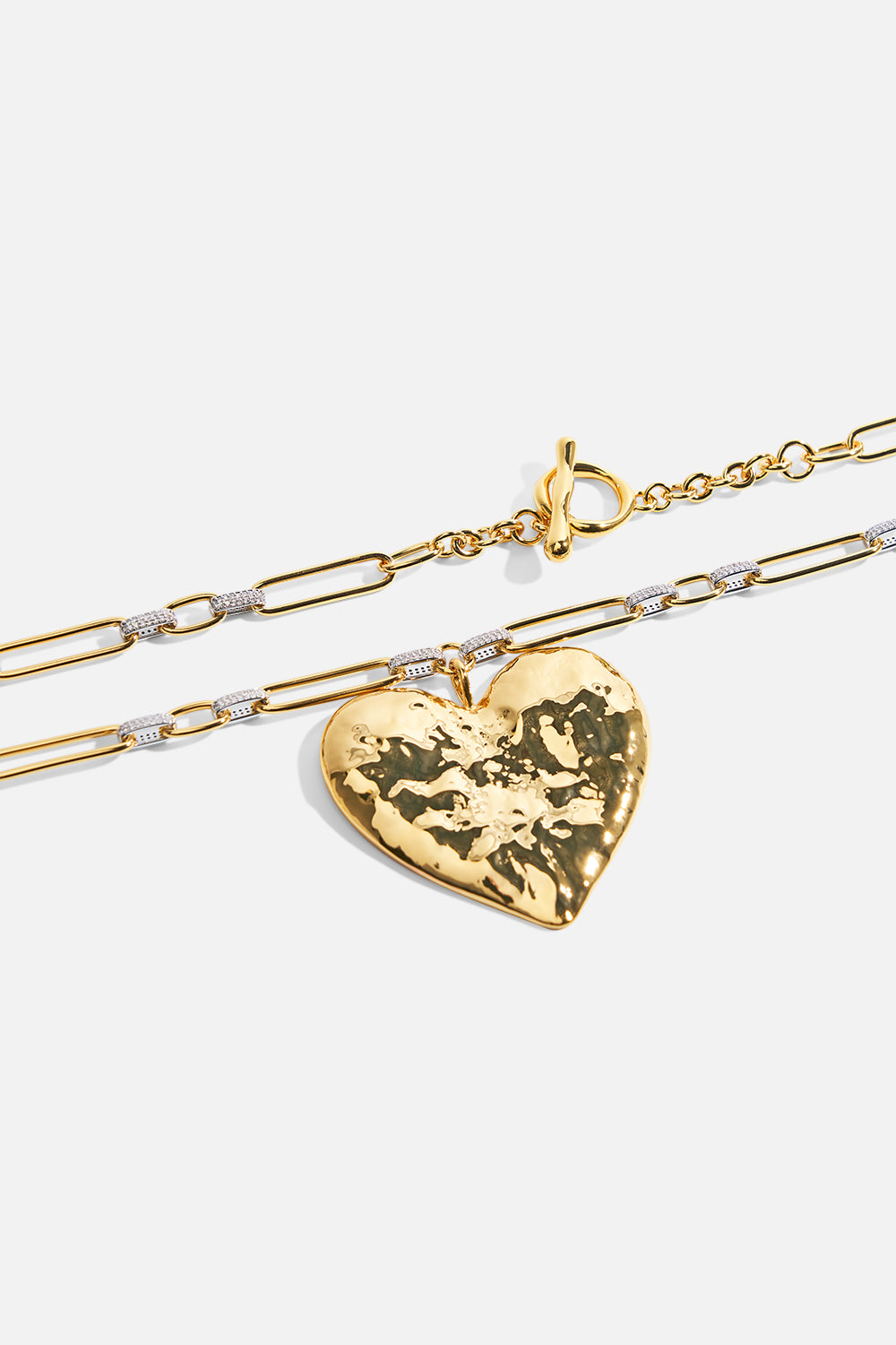 CAMILLA The Heart String Quintet Pendant Necklace Gold - Image 1