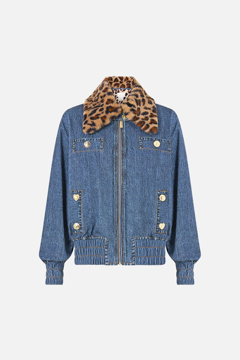 MNCAM131026140621326_3 CAMILLA Terry Bomber Jacket With Pocket Details Fiesta, Siesta, Repeat - Image 3