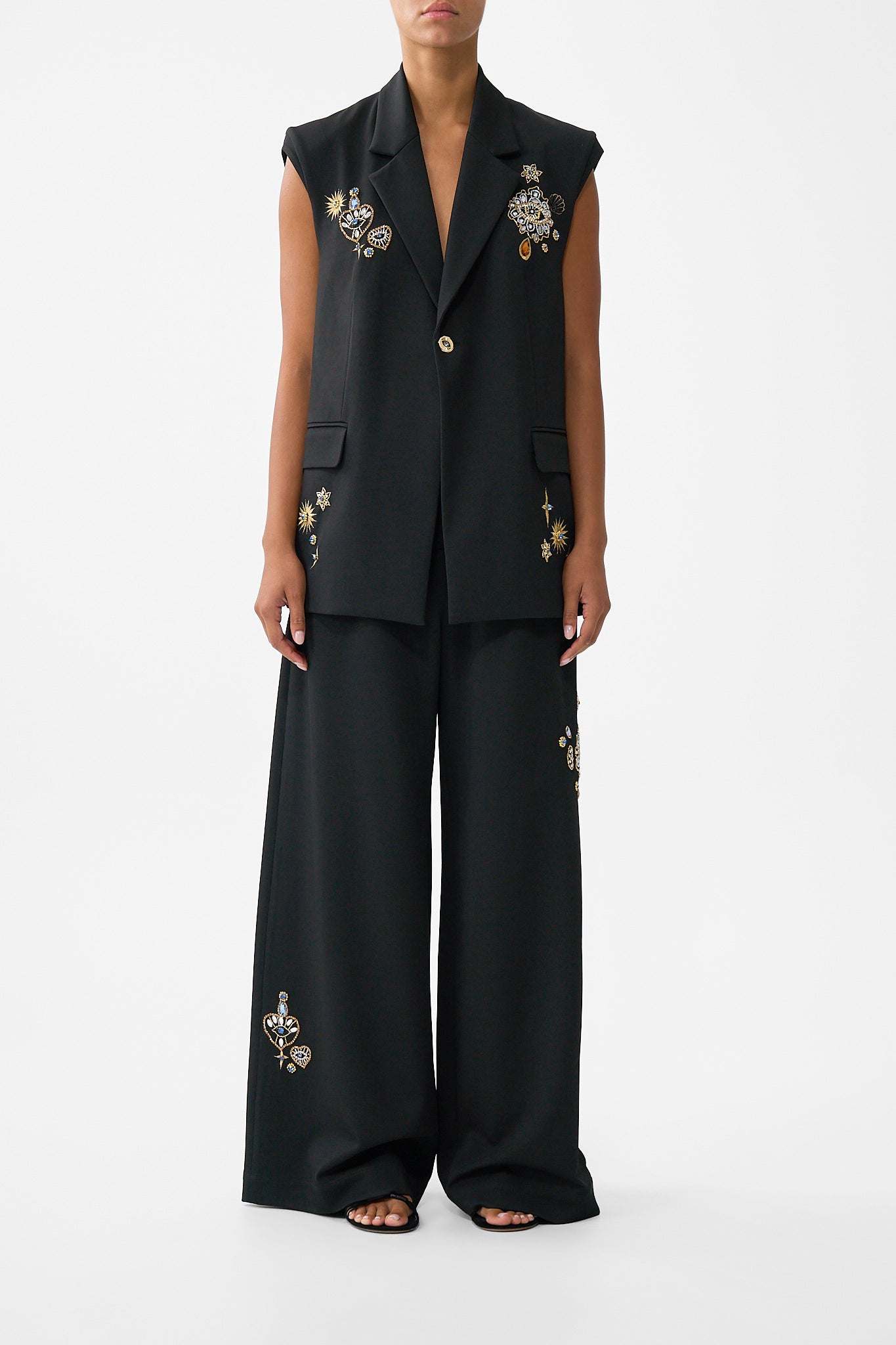 CAMILLA Tailored Sleeveless Vest Amulets and Alchemy - Image 1
