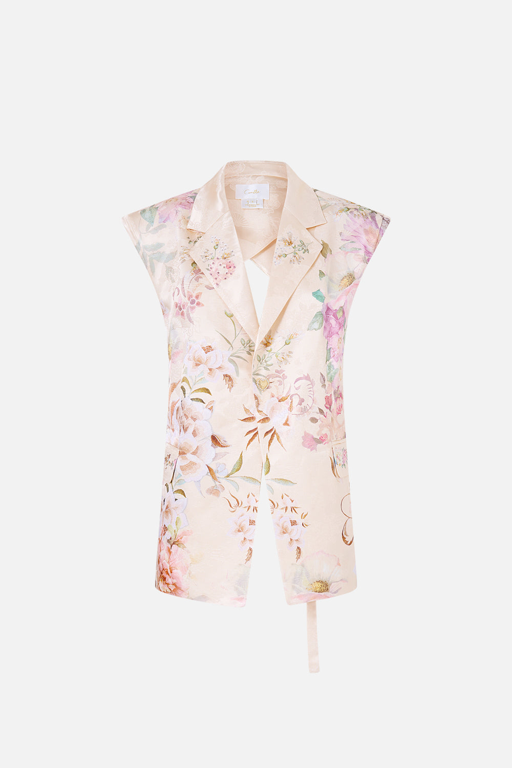MNCAM131026140621331_3 CAMILLA Tailored Sleeveless Vest Adorned - Image 3