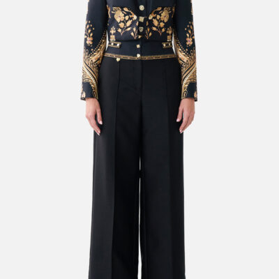 CAMILLA Tailored Pant With Waist Button Detail Taurus Rising - Image 1