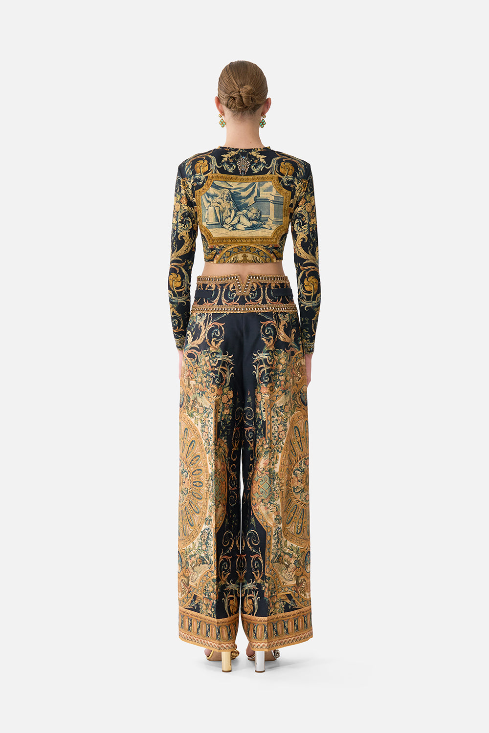 MNCAM131026140621333_2 CAMILLA Tailored Pant With Waist Button Detail Museum Memoirs - Image 2