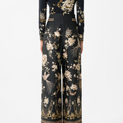 CAMILLA Tailored Pant With Waist Button Detail Flamenco Folklore - Image 2