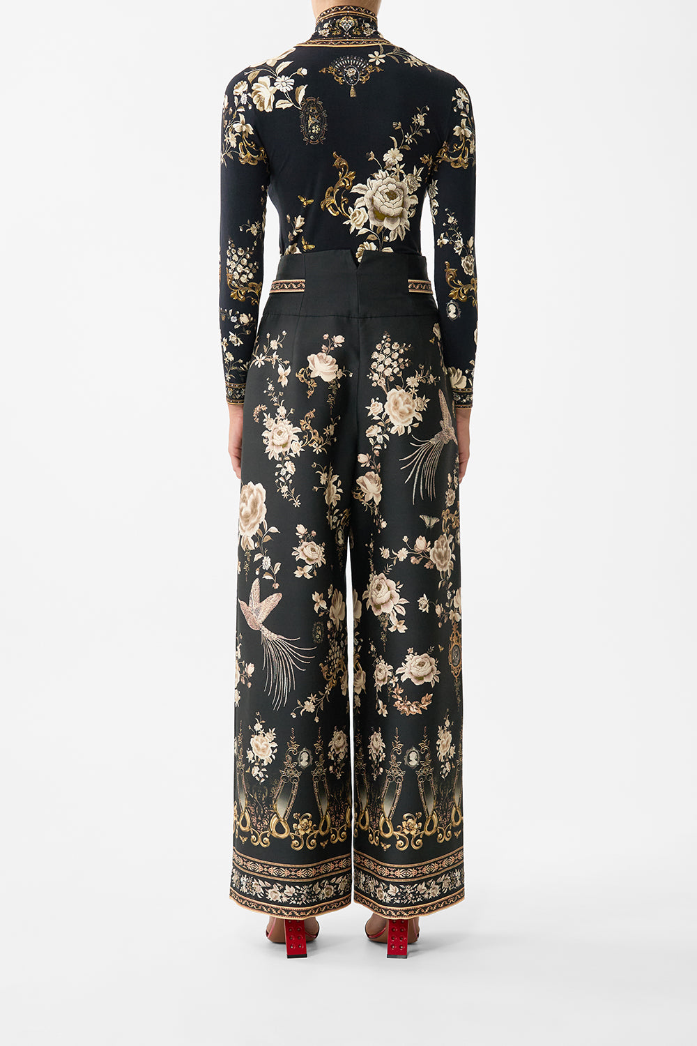 MNCAM131026140621334_2 CAMILLA Tailored Pant With Waist Button Detail Flamenco Folklore - Image 2