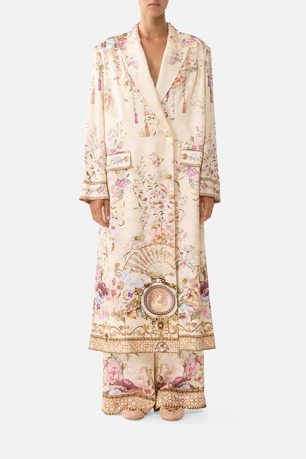 CAMILLA Tailored Oversized Coat Adorned - Image 1