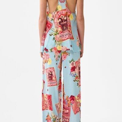 CAMILLA T-back Shoestring Top Papers and Curious Capers - Image 2