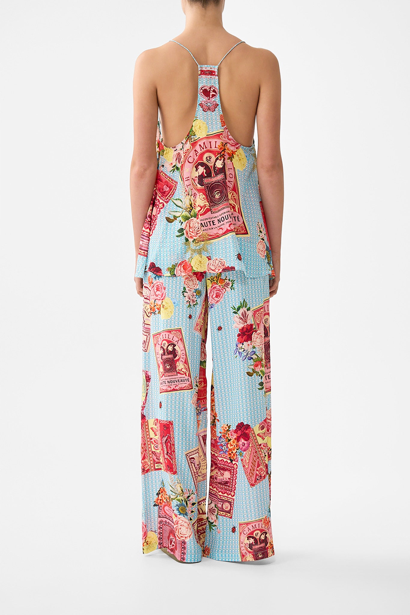 CAMILLA T-back Shoestring Top Papers and Curious Capers - Image 2