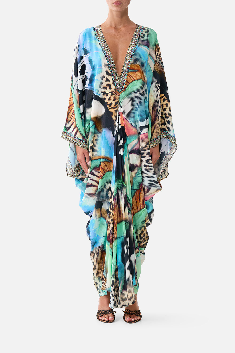 CAMILLA T Shape Long Kaftan Butterfly Bohemia - Image 1