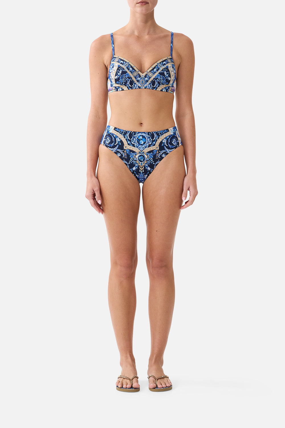 CAMILLA Sweetheart Neck Underwire Moulded Bikini Top Sweet Sacré Bleu - Image 1