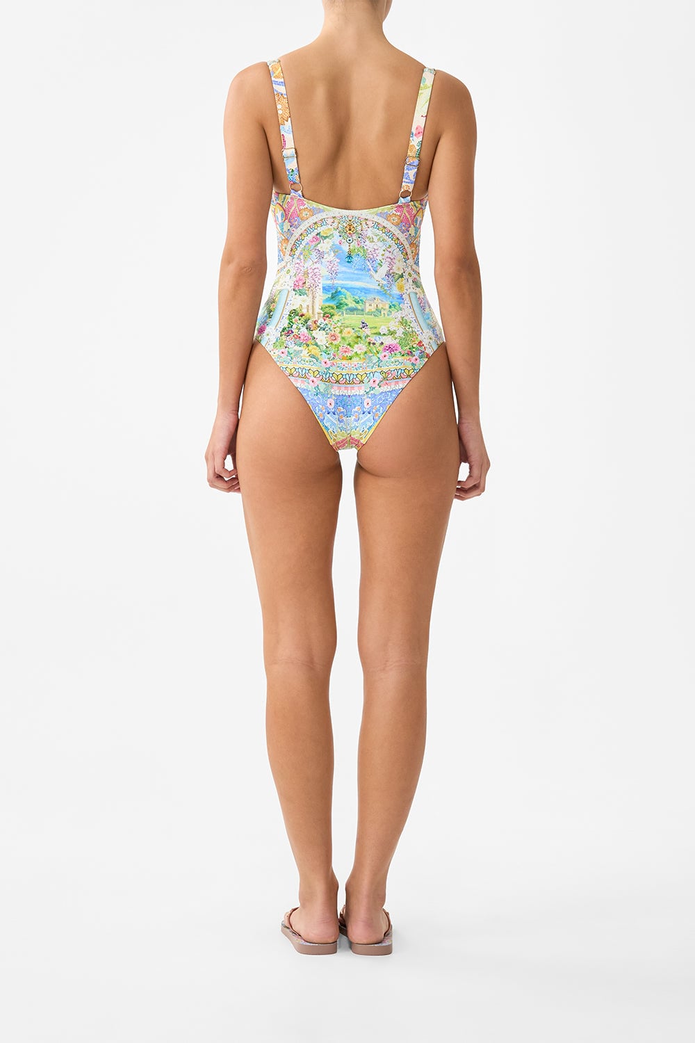 CAMILLA Sweetheart Neck One Piece With Tie Front Navàs Nouveau - Image 2