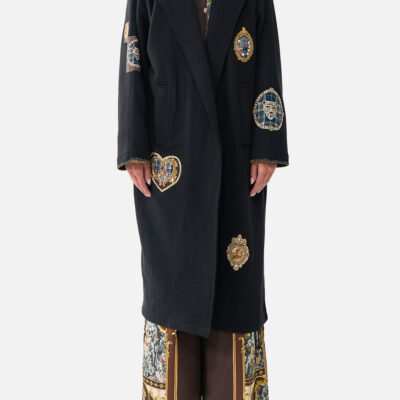 CAMILLA Sweat-trench Coat Animals - Image 1