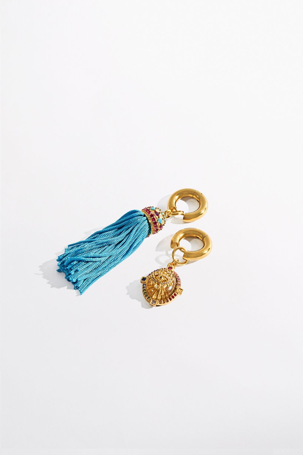 CAMILLA Sultans, Scribes & Shamans Tassel Earrings Gold - Image 1