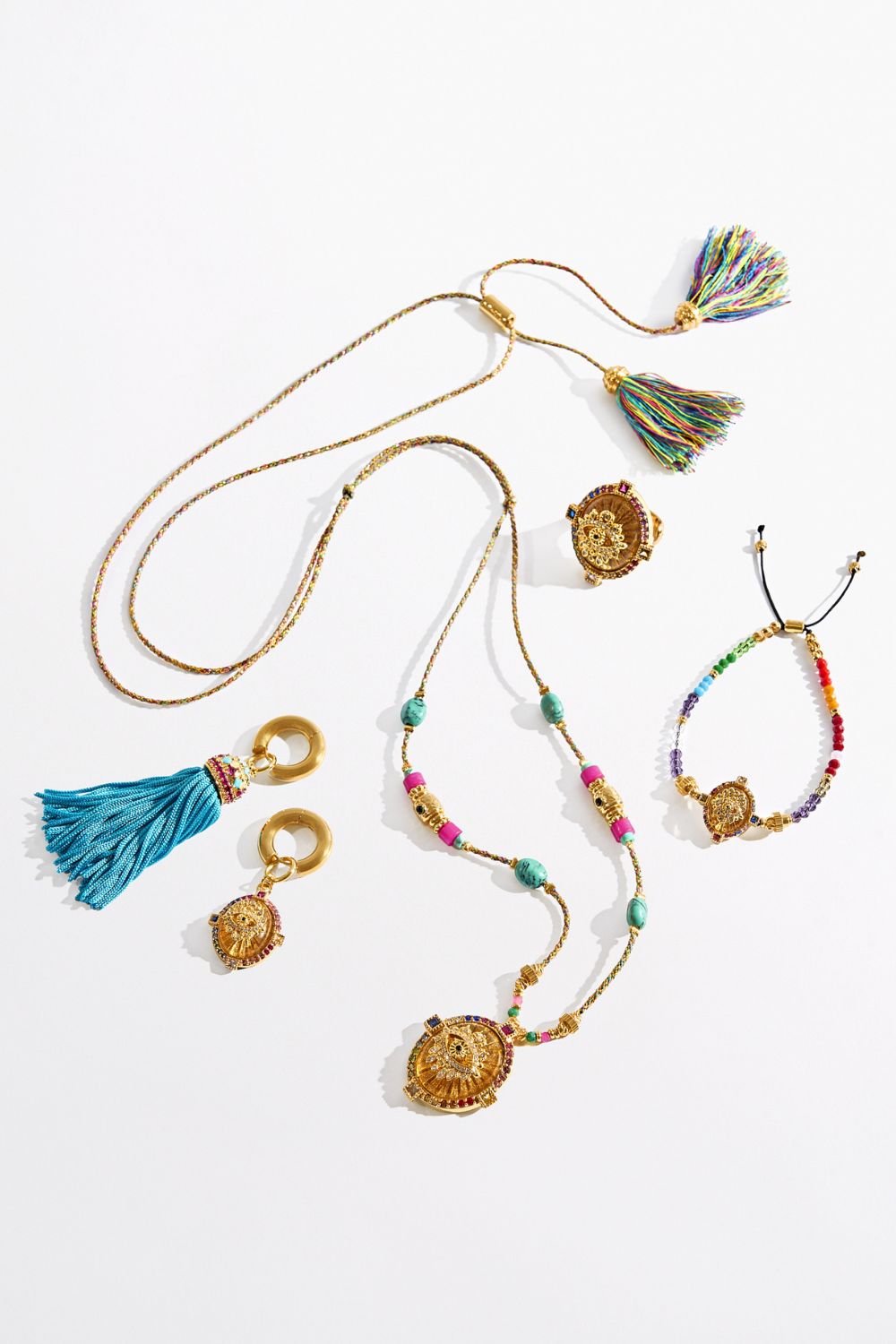 MNCAM131026140621355_3 CAMILLA Sultans, Scribes & Shamans Tassel Earrings Gold - Image 3