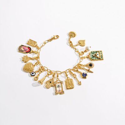 CAMILLA Sultans, Scribes & Shamans Charm Bracelet Gold - Image 2