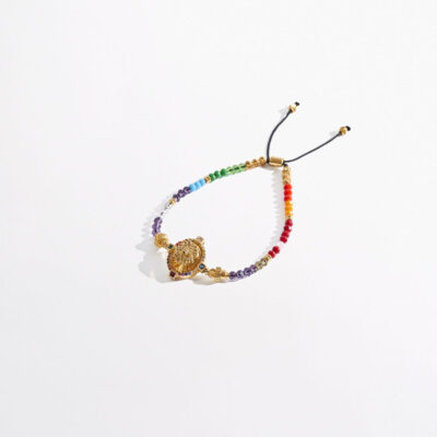 CAMILLA Sultans, Scribes & Shamans Beaded Bracelet Gold - Image 1