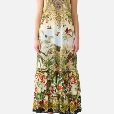 CAMILLA Strappy Maxi Dress With Tiers Wanderlust Empire - Image 1
