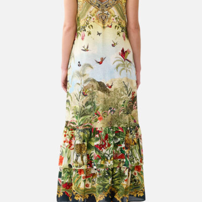 CAMILLA Strappy Maxi Dress With Tiers Wanderlust Empire - Image 2