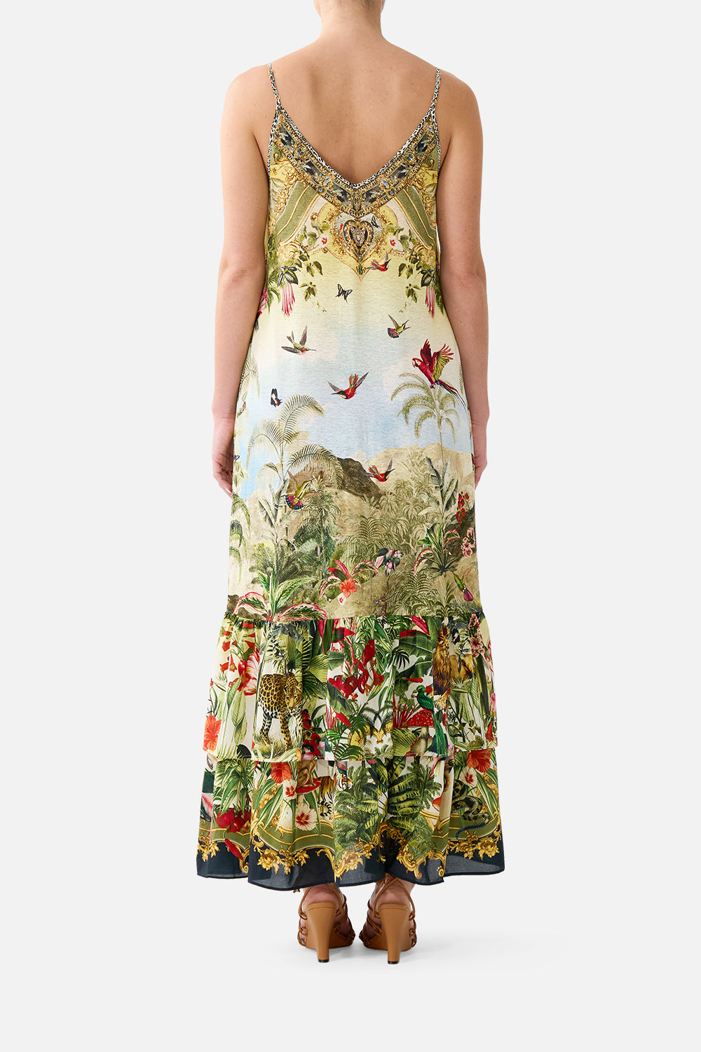 MNCAM131026140621359_2 CAMILLA Strappy Maxi Dress With Tiers Wanderlust Empire - Image 2