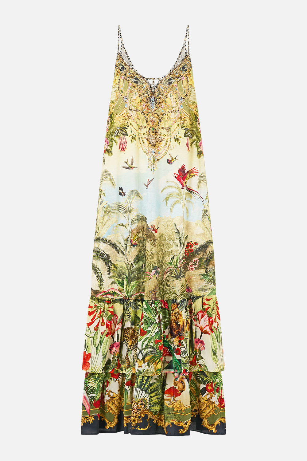 MNCAM131026140621359_3 CAMILLA Strappy Maxi Dress With Tiers Wanderlust Empire - Image 3