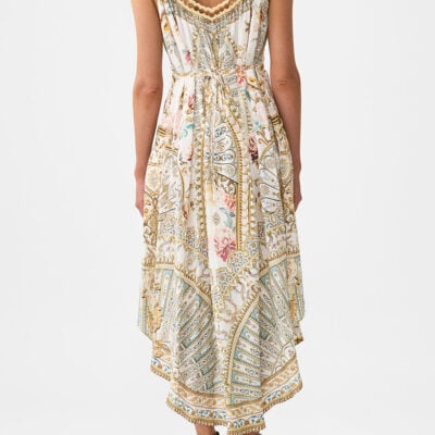 CAMILLA Strappy High Low Dress With Pockets Ottoman Dynasty - Image 2