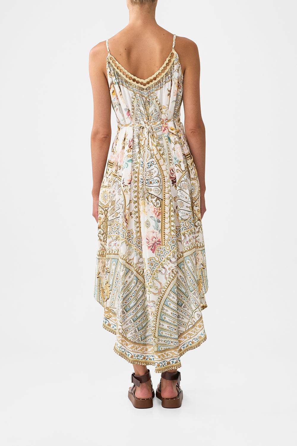 MNCAM131026140621360_2 CAMILLA Strappy High Low Dress With Pockets Ottoman Dynasty - Image 2