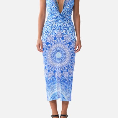 CAMILLA Strappy Dress With Twist Front the Bosphorous - Image 1
