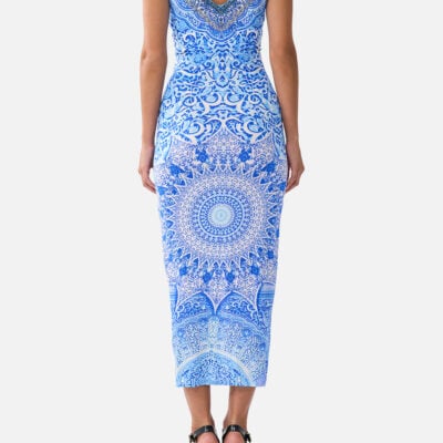 CAMILLA Strappy Dress With Twist Front the Bosphorous - Image 2