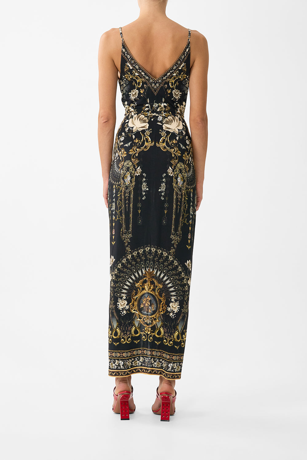 MNCAM131026140621365_2 CAMILLA Strappy Dress With Twist Front Flamenco Folklore - Image 2