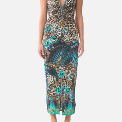 CAMILLA Strappy Dress With Twist Front Flamenco Euphoria - Image 1