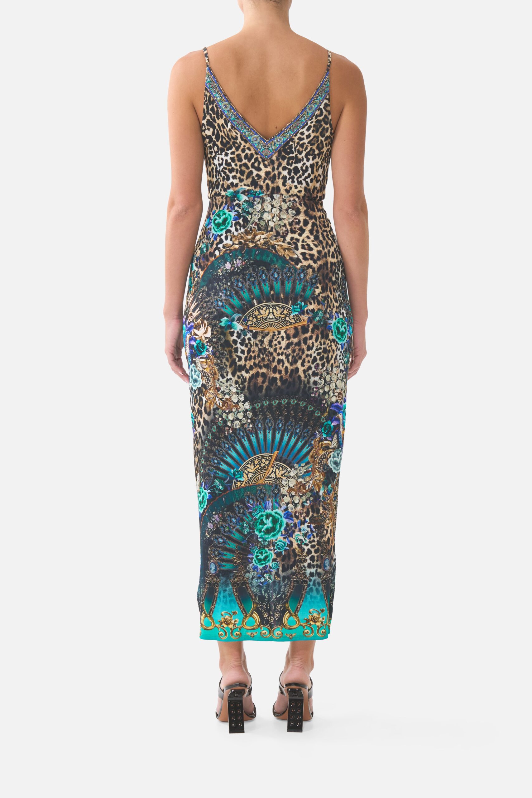 MNCAM131026140621366_2 CAMILLA Strappy Dress With Twist Front Flamenco Euphoria - Image 2